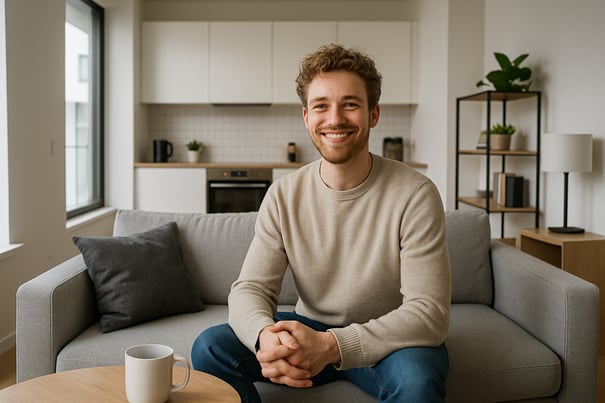 Tyytyväinen asukas KLJ Kodit Tyytyväinen asukas KLJ Kodit